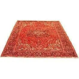 One Of The Kind Persian Heriz Rug 12'3" x 8'11"